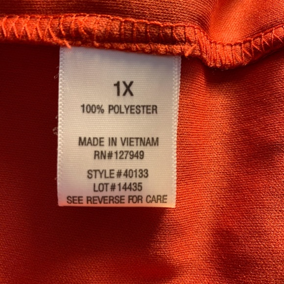 Emma&Michelle Rusty Orange crochet dress - Picture 5 of 5